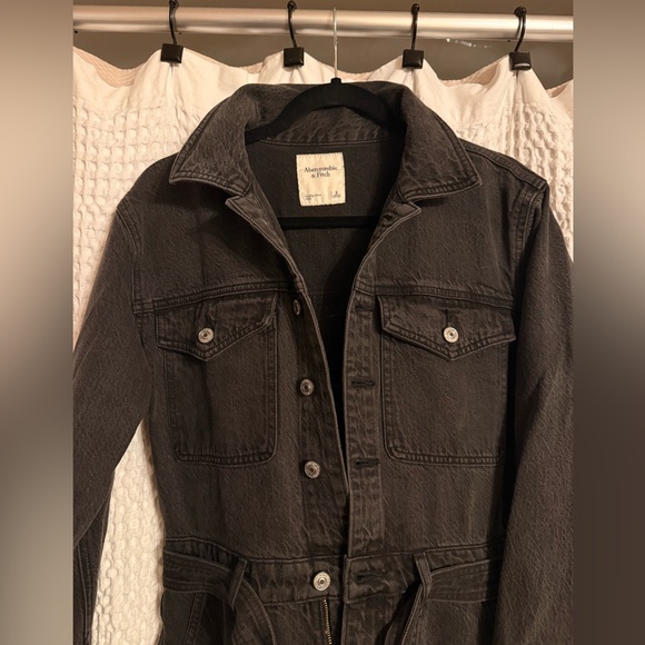 Abercrombie denim jumpsuit - Picture 3 of 6